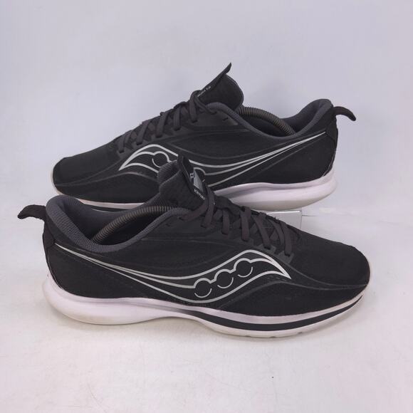 Saucony Kinvara 13 Athletic Lace Up Shoe Mens Size 11 S20723-05 Black White - Picture 6 of 10